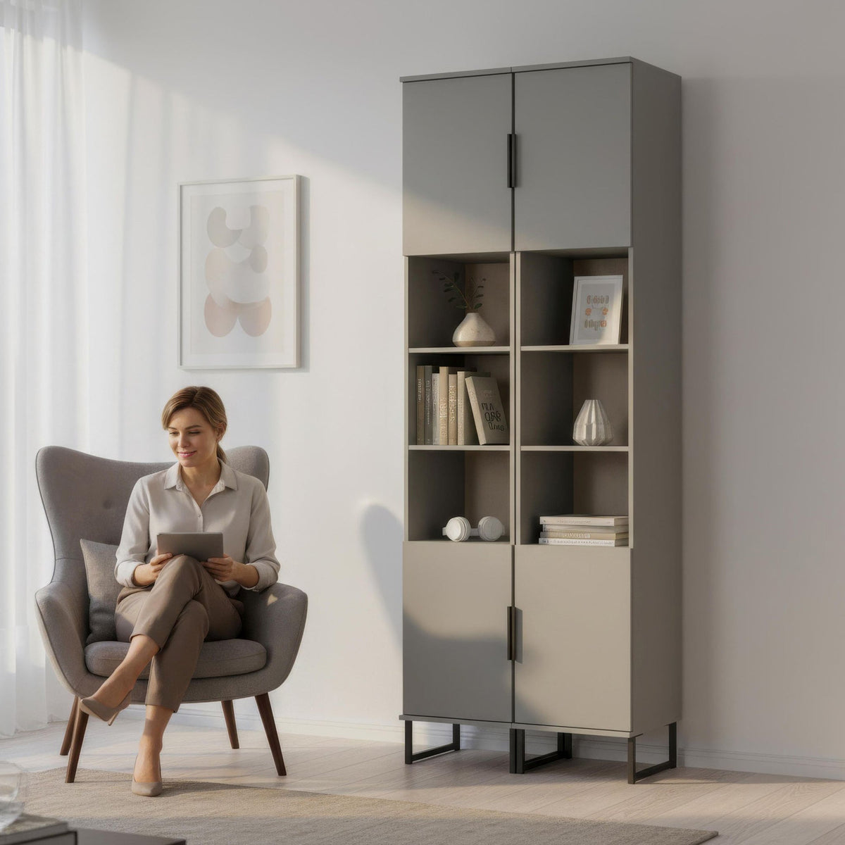 Ashbourne Tall Storage Cabinet
