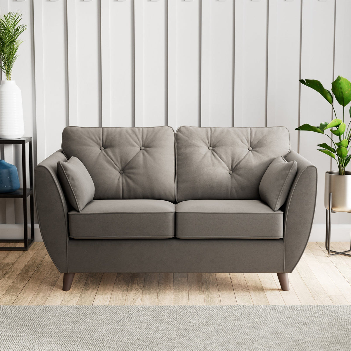 Edison Velvet 2 Seater Sofa