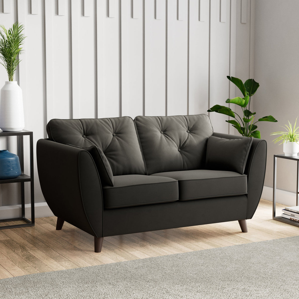 Edison Velvet 2 Seater Sofa