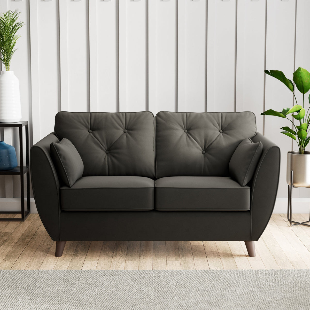 Edison Velvet 2 Seater Sofa