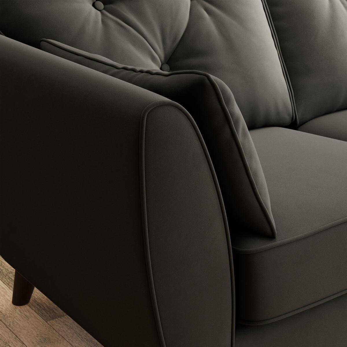 Edison Velvet 2 Seater Sofa