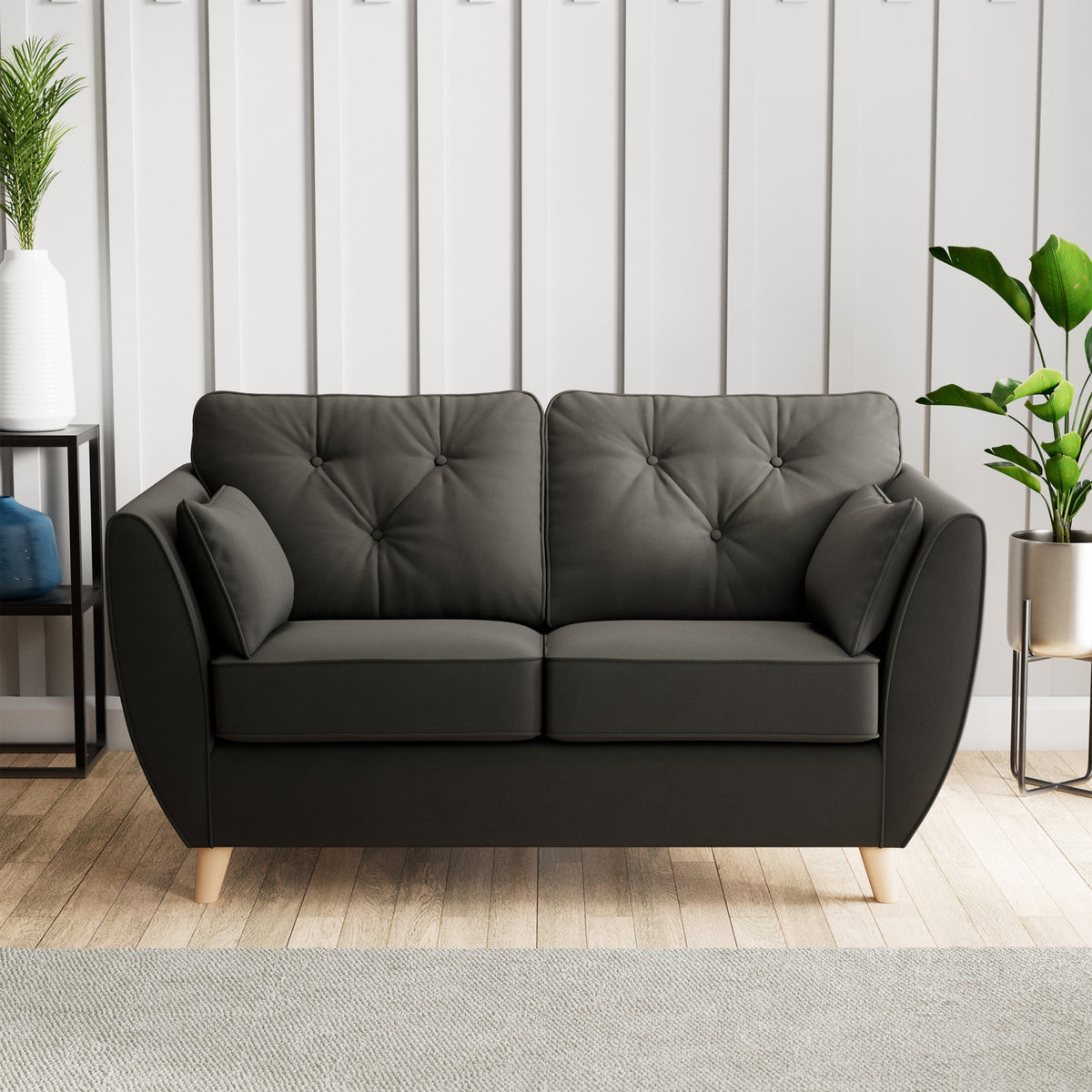 Edison Velvet 2 Seater Sofa