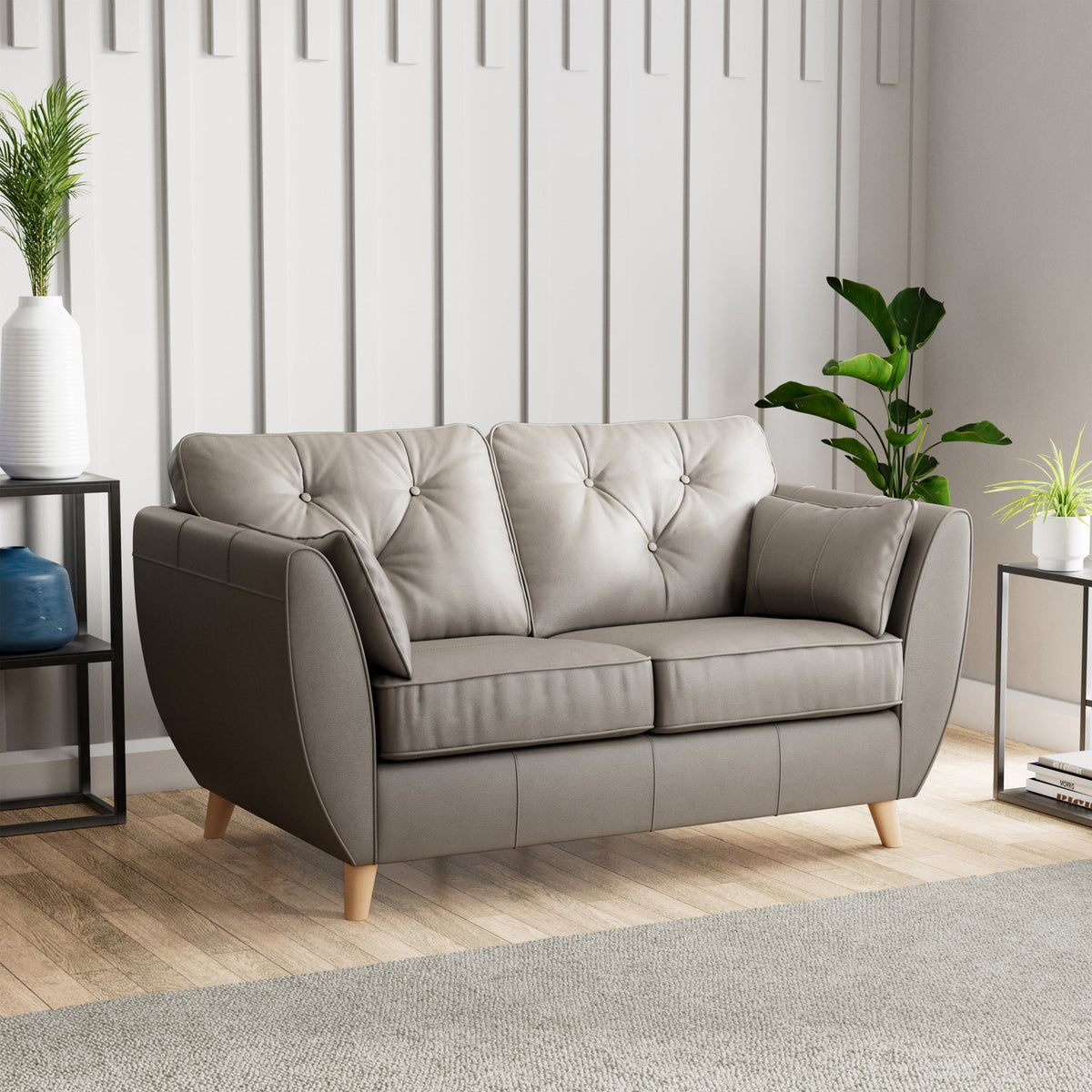 Edison Leather 2 Seater Sofa