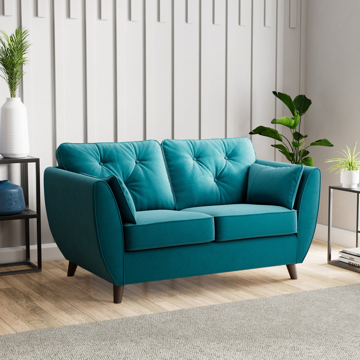 Edison Velvet 2 Seater Sofa