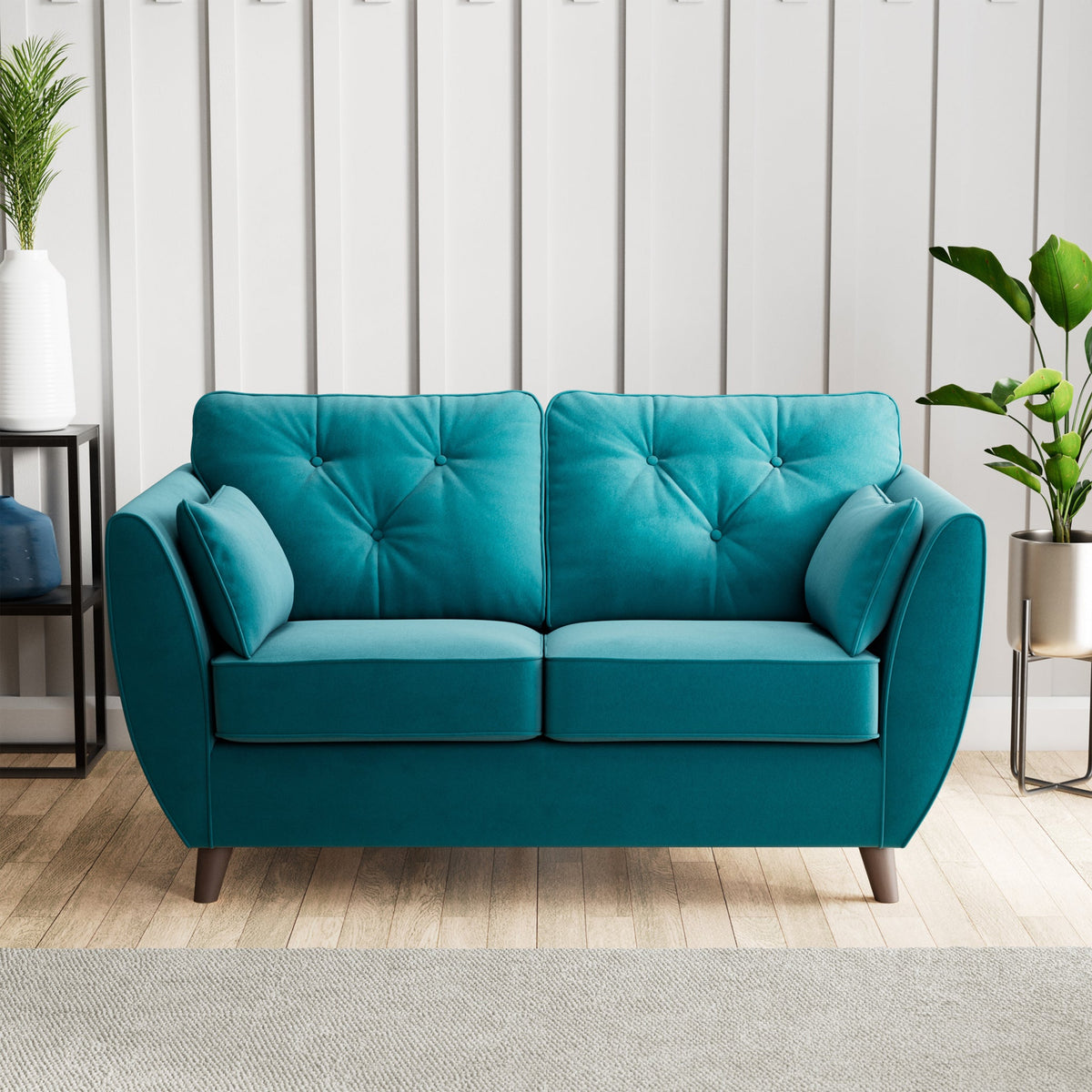 Edison Velvet 2 Seater Sofa