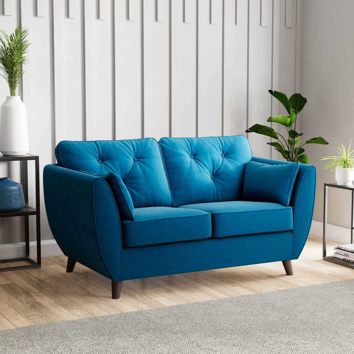 Edison Velvet 2 Seater Sofa