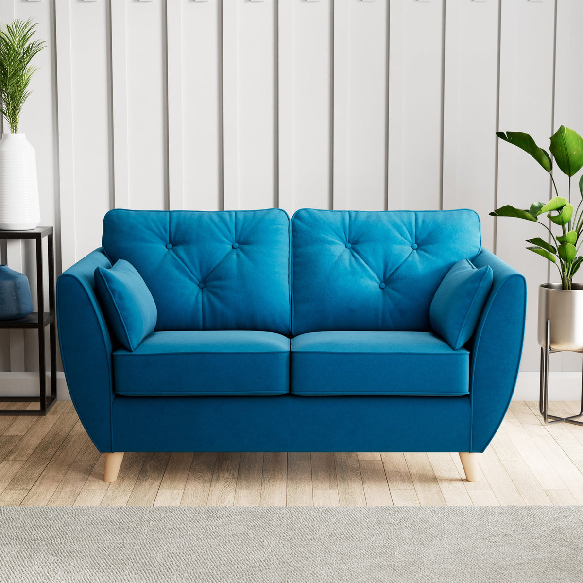 Edison Velvet 2 Seater Sofa