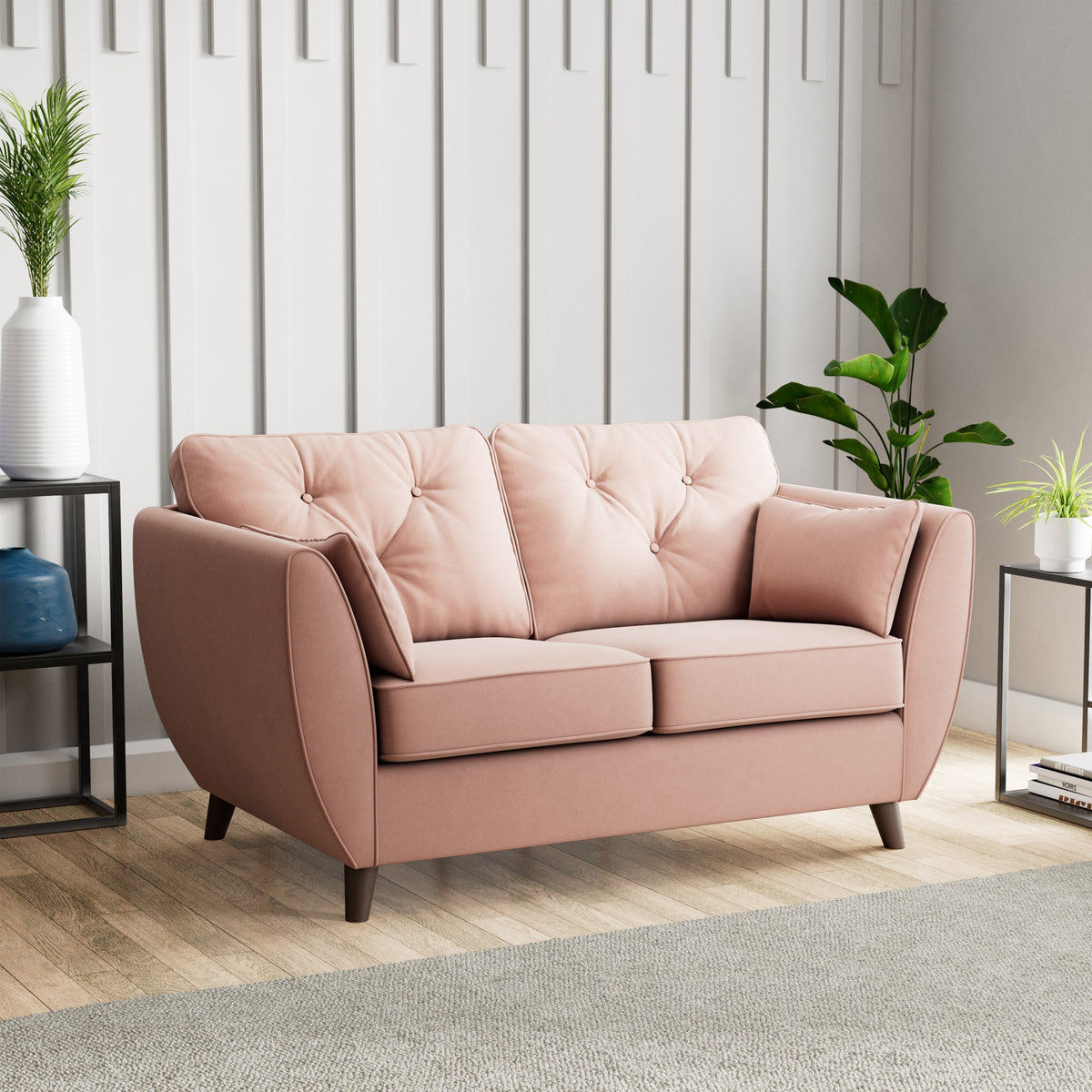 Edison Velvet 2 Seater Sofa