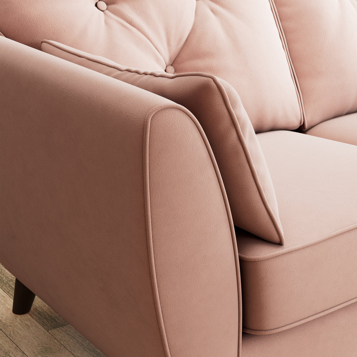 Edison Velvet 2 Seater Sofa