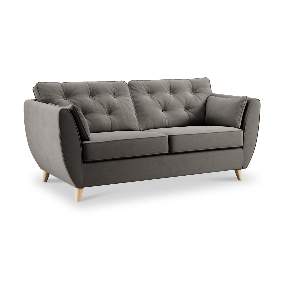 Edison Velvet 3 Seater Sofa
