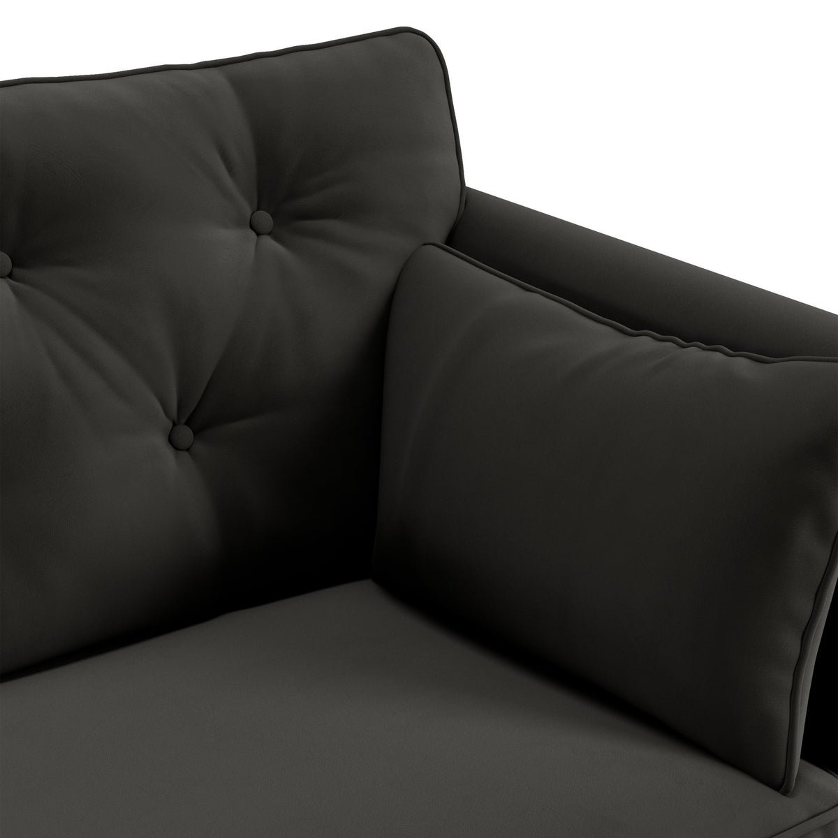 Edison Velvet Chaise Sofa
