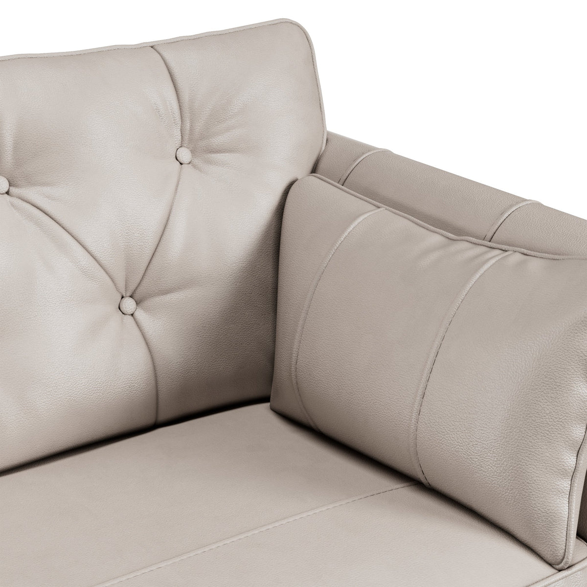 Edison Leather 3 Seater Sofa