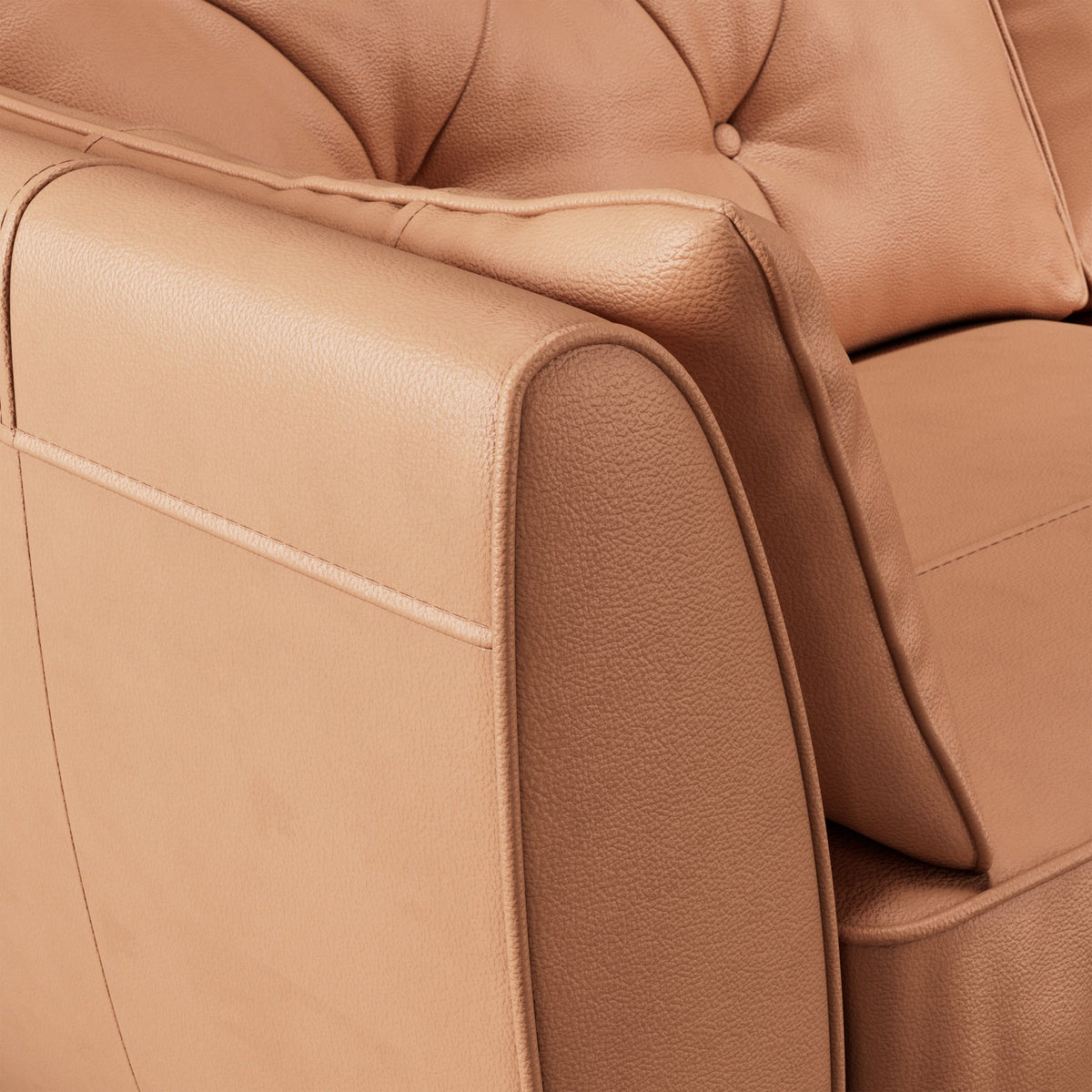 Edison Leather 3 Seater Sofa