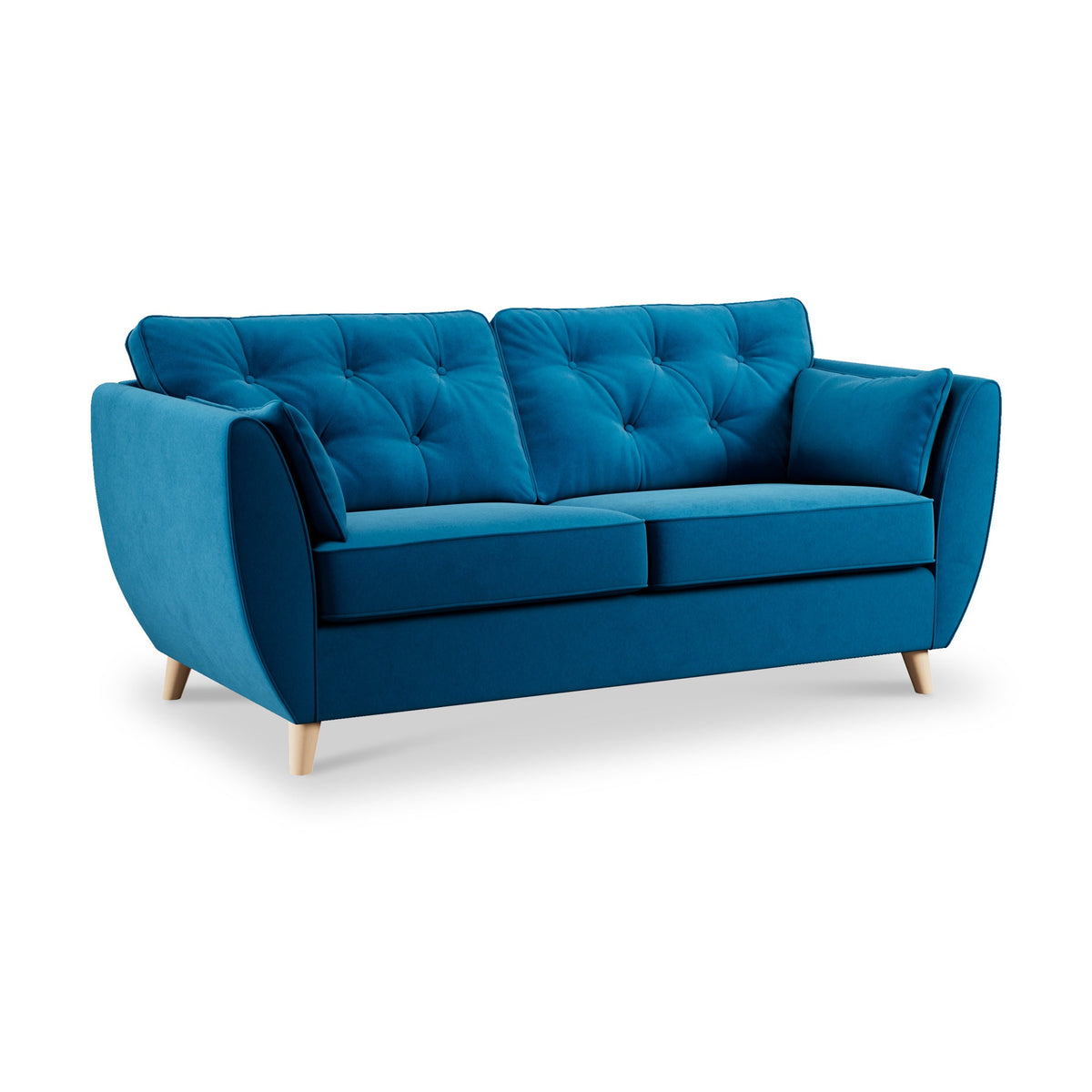 Edison Velvet 3 Seater Sofa