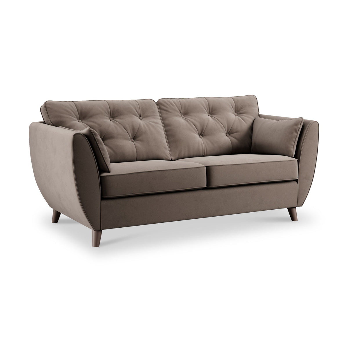 Edison Velvet 3 Seater Sofa
