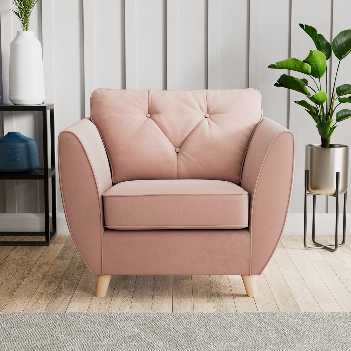 Edison Velvet Armchair