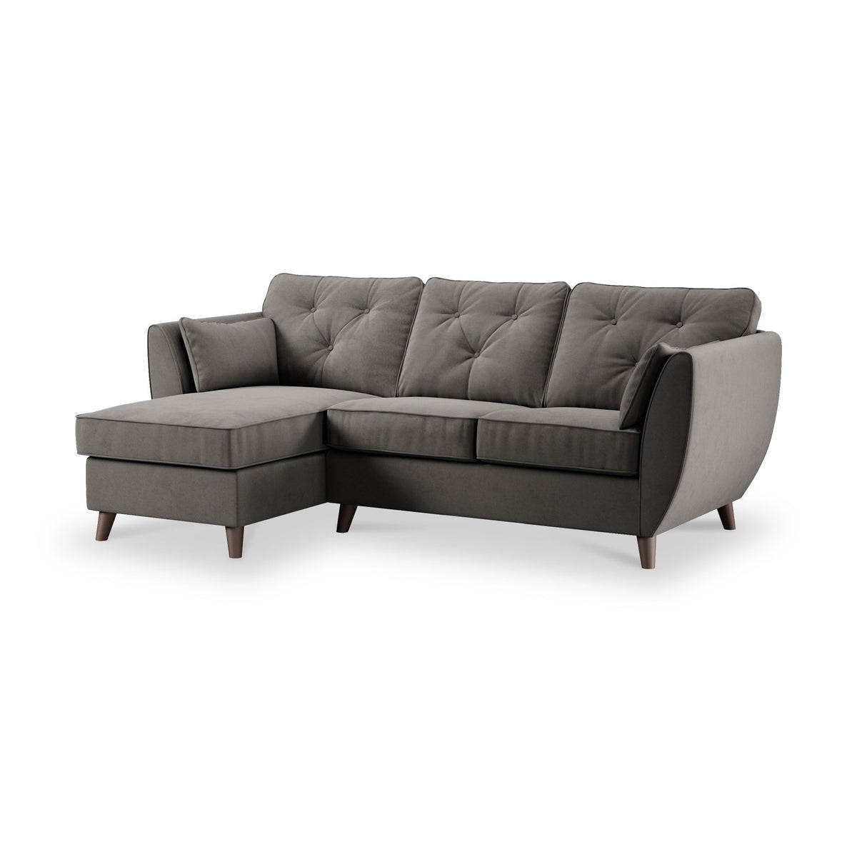 Edison Velvet Chaise Sofa