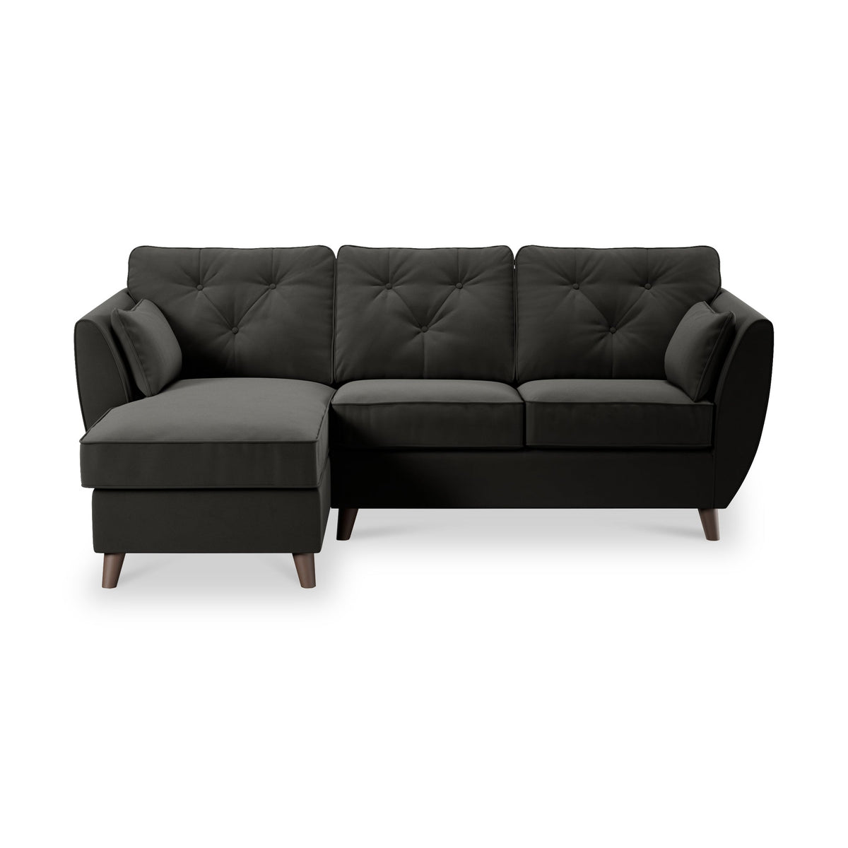 Edison Velvet Chaise Sofa