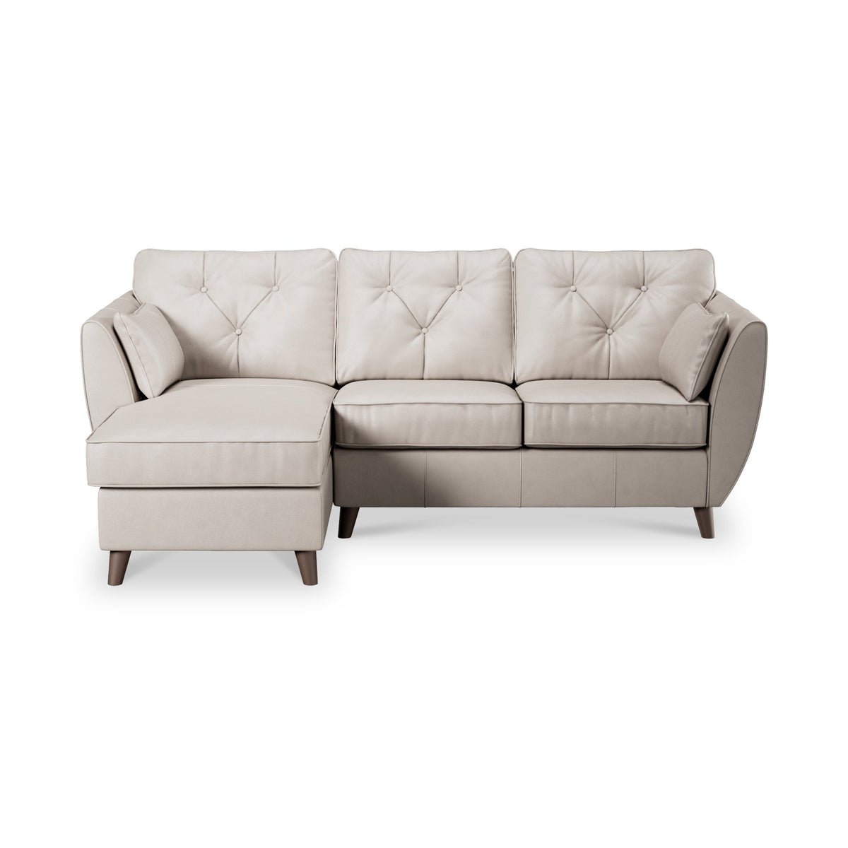 Edison Leather Chaise Sofa