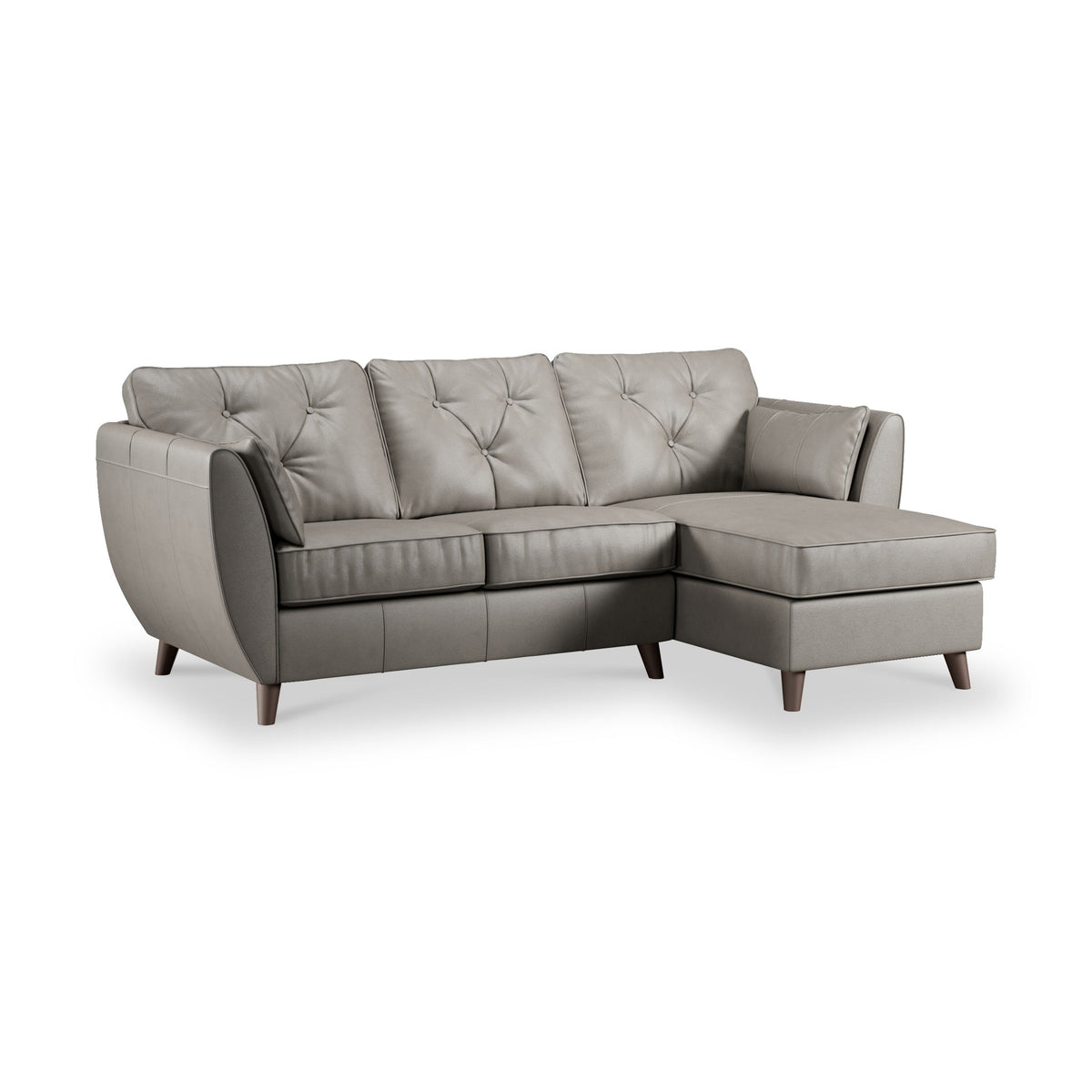 Edison Leather Chaise Sofa