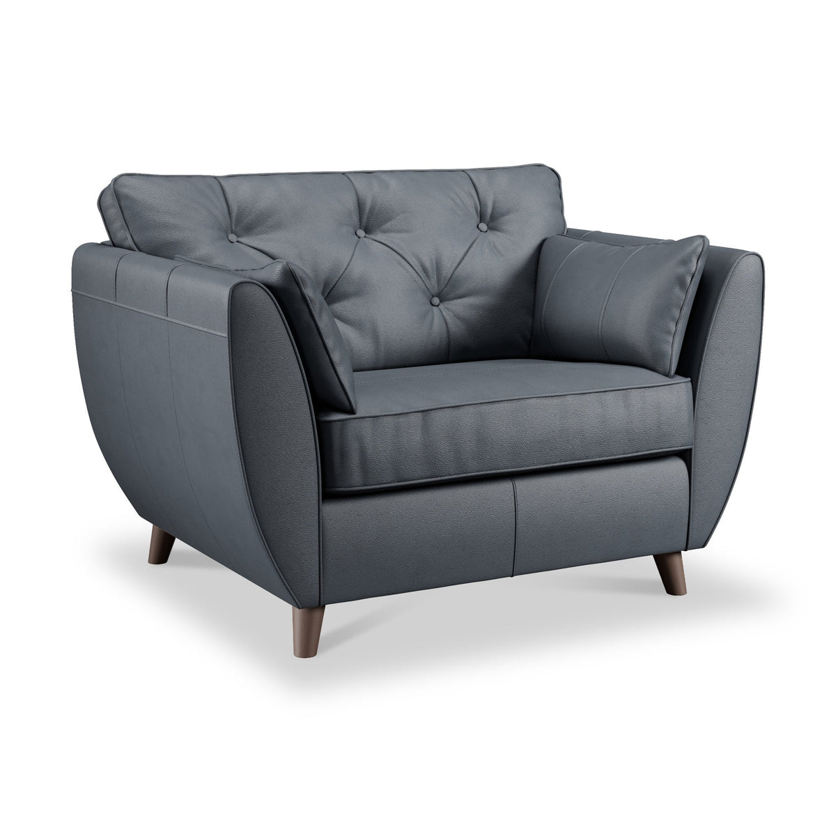 Edison Leather Snuggler Chair