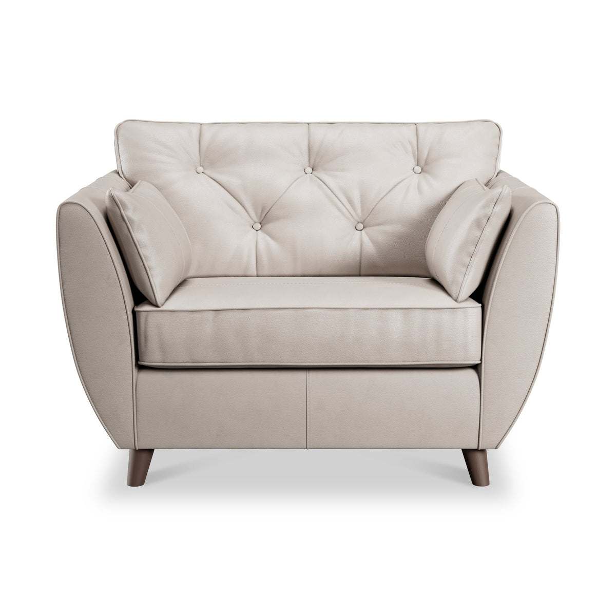 Edison Leather Snuggler Chair