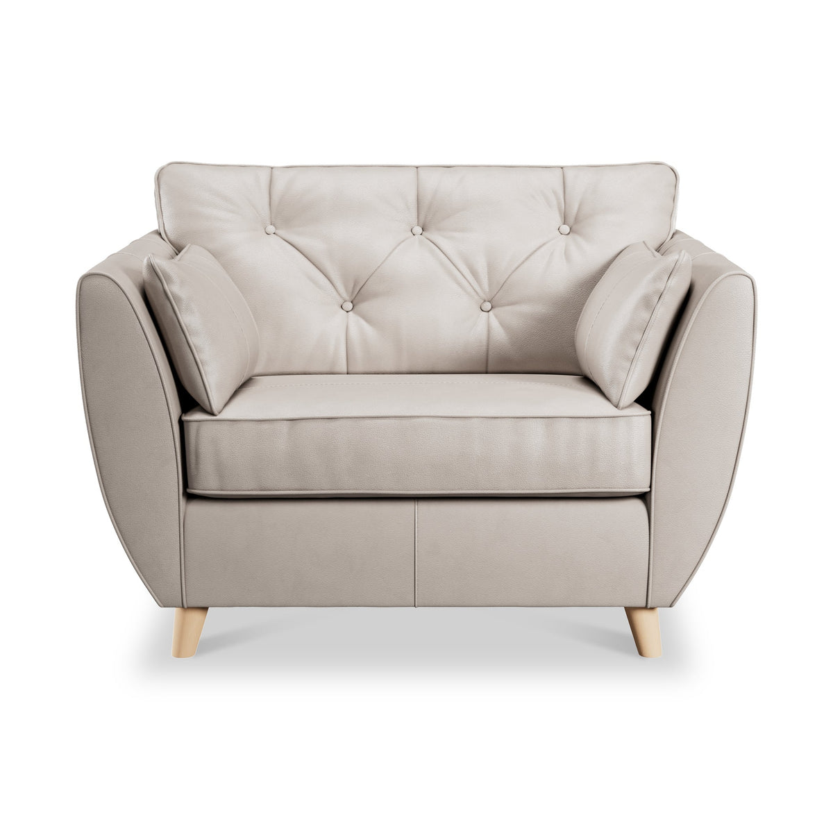 Edison Leather Snuggler Chair