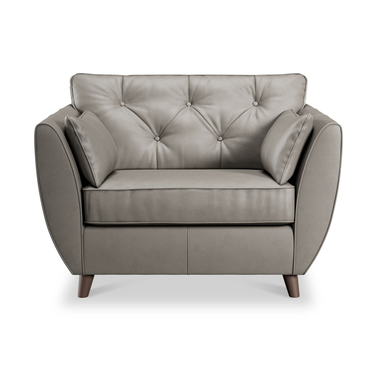 Edison Leather Snuggler Chair