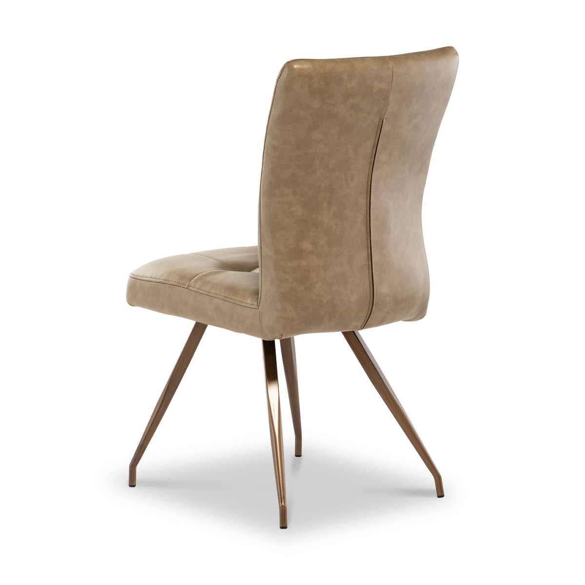Johan Faux Leather Panelled Back Dining Chair