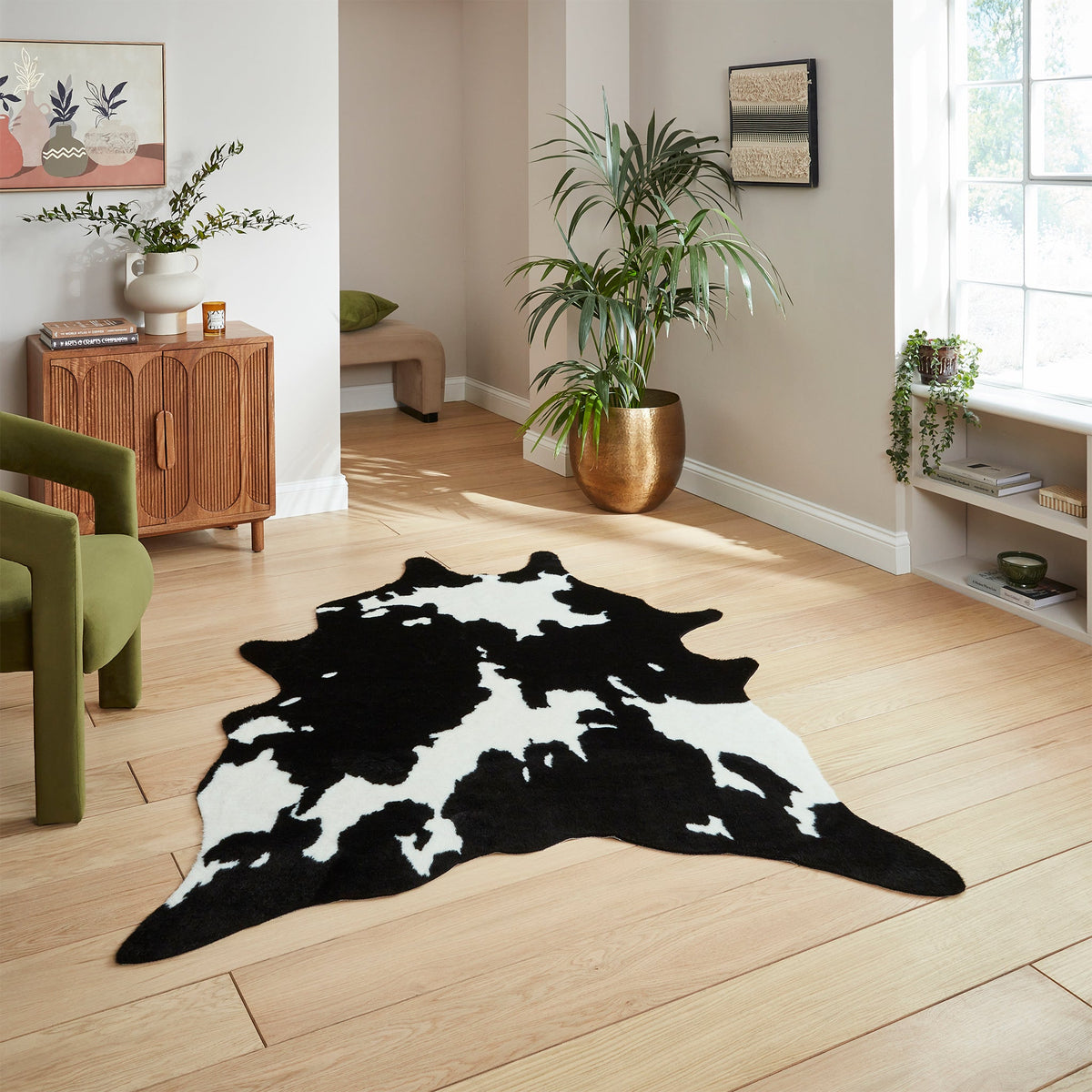 Bellaire Faux Cow Print Rug