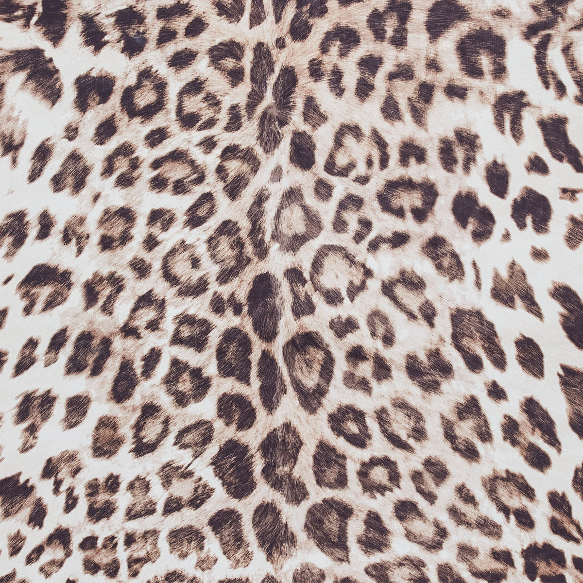 Dakar Faux Fur Leopard Print Rug