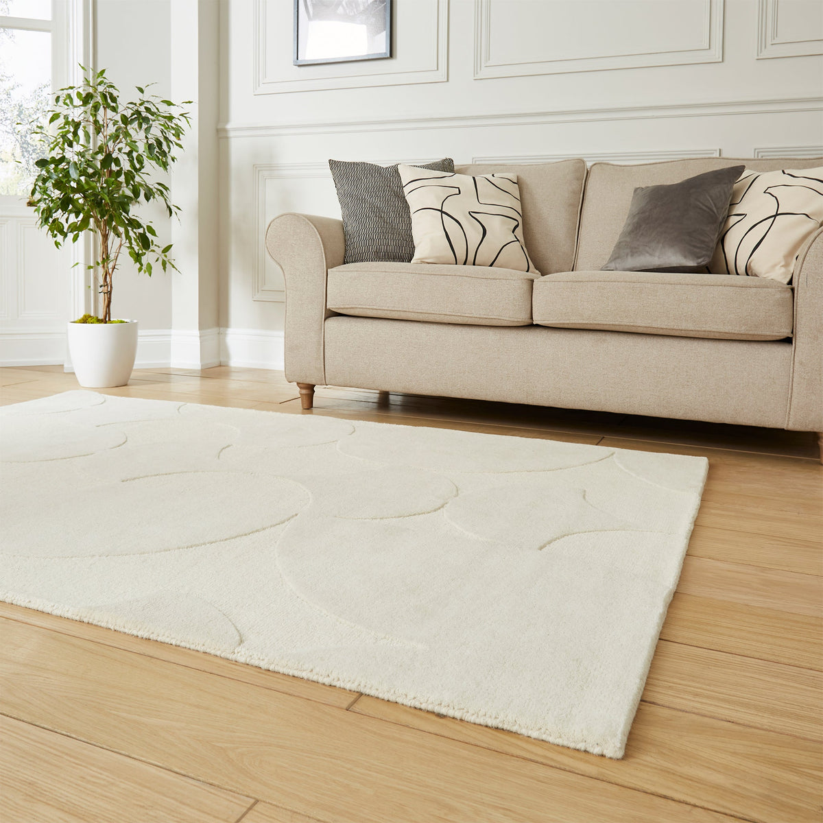 Sedra Geometric Imprinted Rug