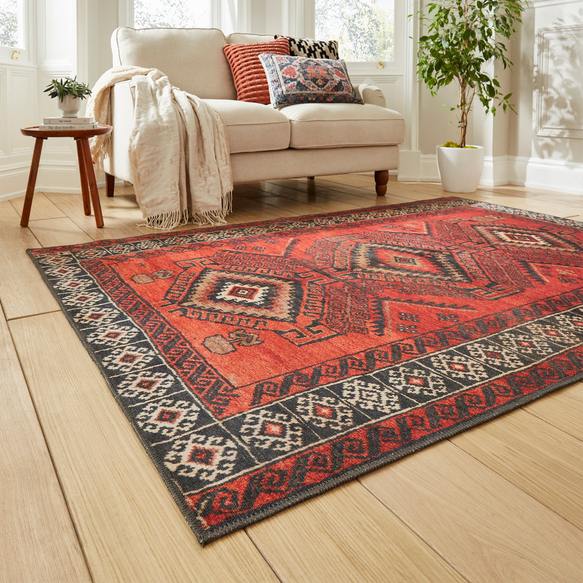 Birchall Washable Tribal Design Rug