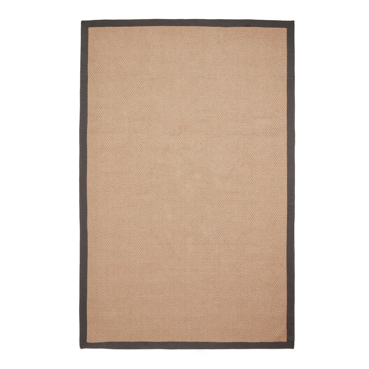 Ford Herringbone Jute Border Rug