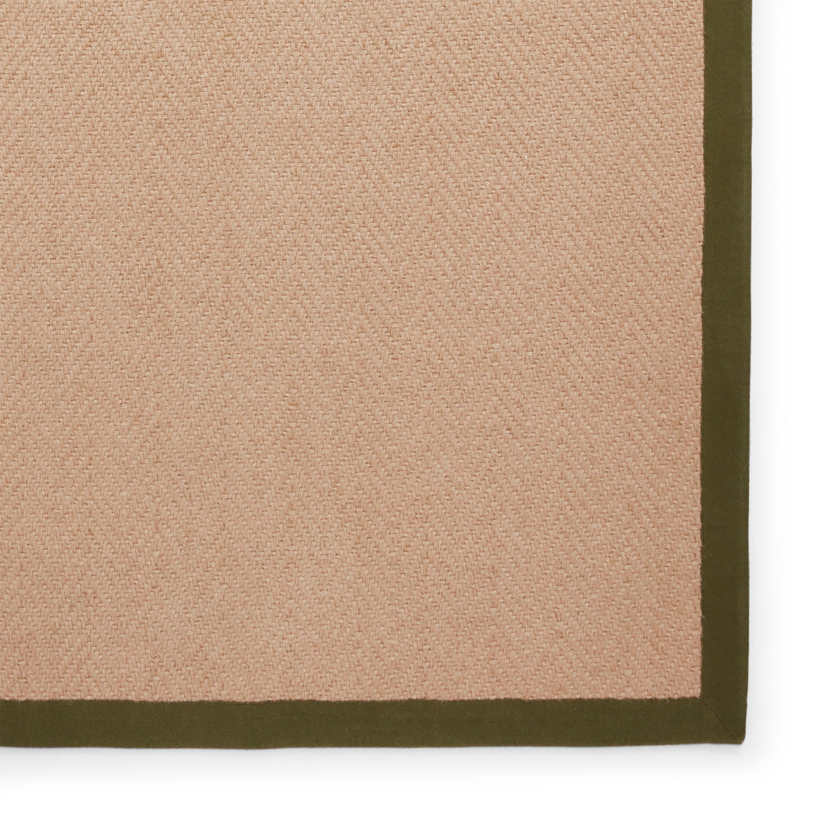 Ford Herringbone Jute Border Rug