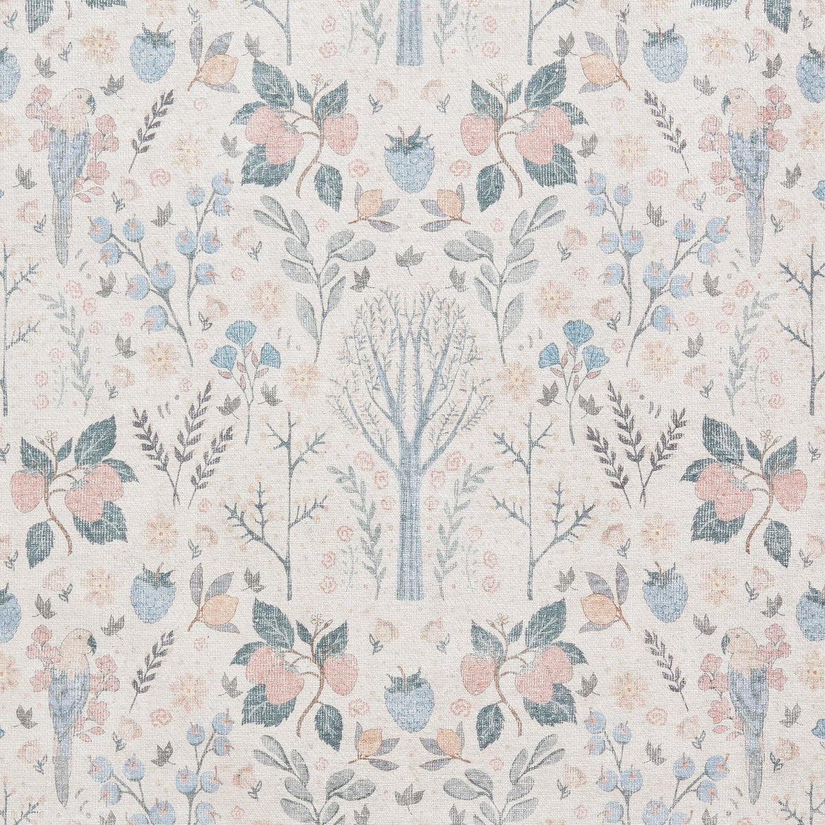 Emmie Washable Classic Floral Print Rug