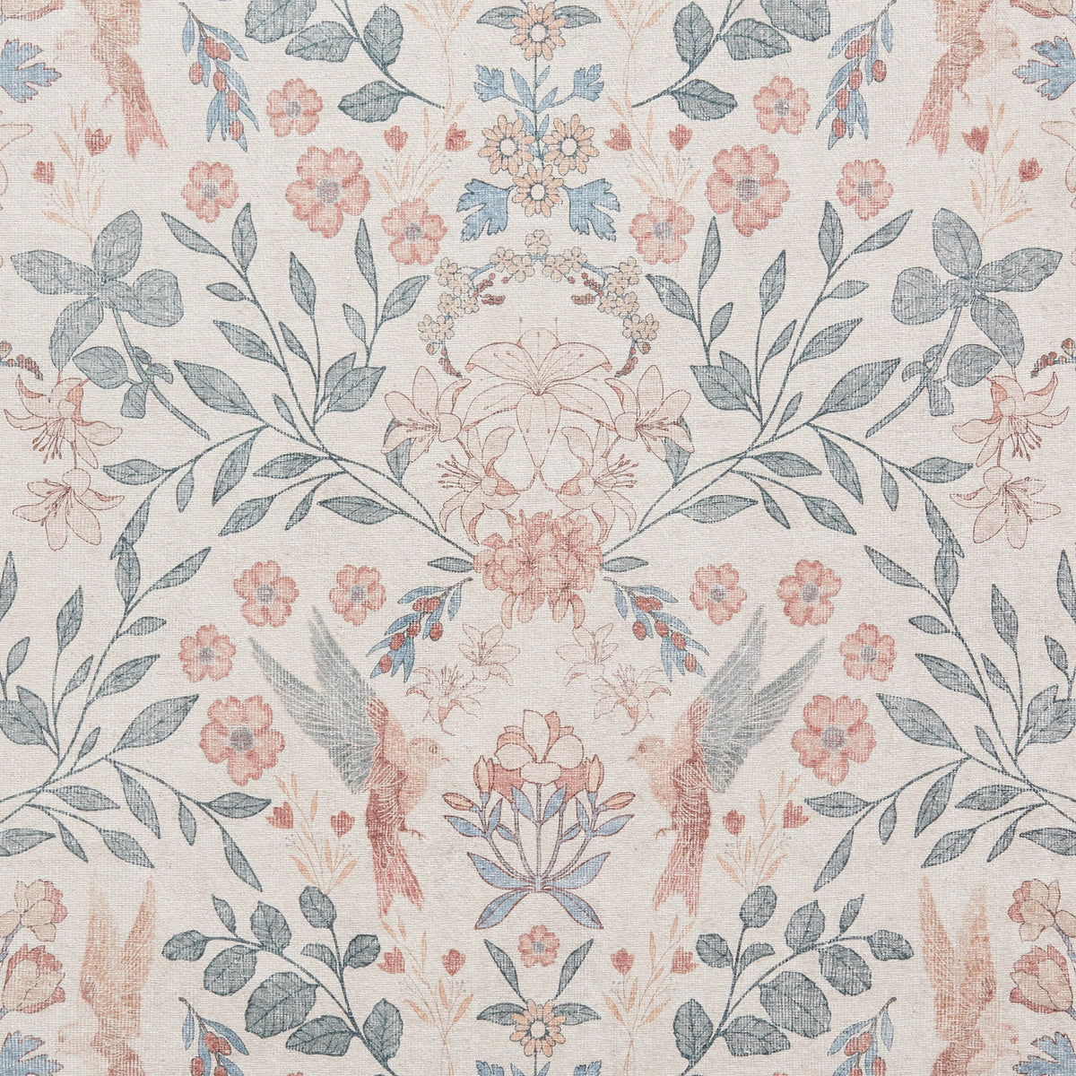 Rosa Classic Floral Print Rug