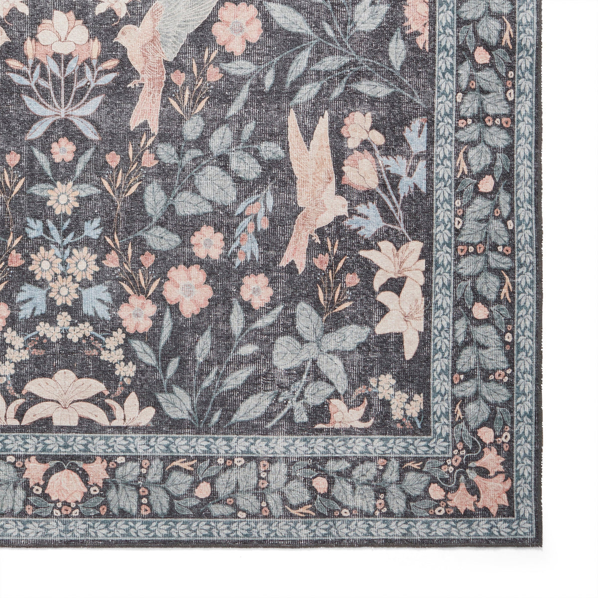 Rosa Classic Floral Print Rug