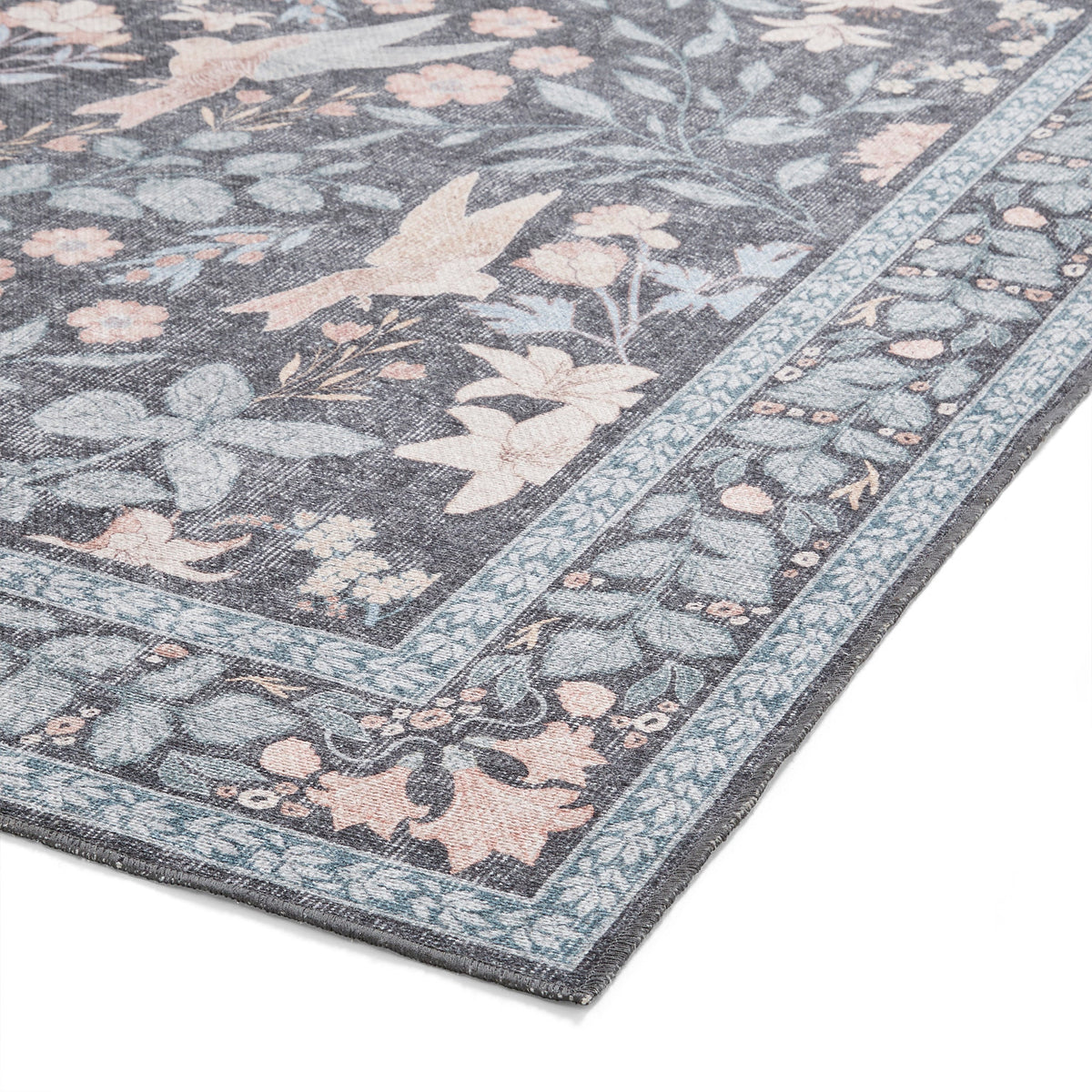 Rosa Classic Floral Print Rug