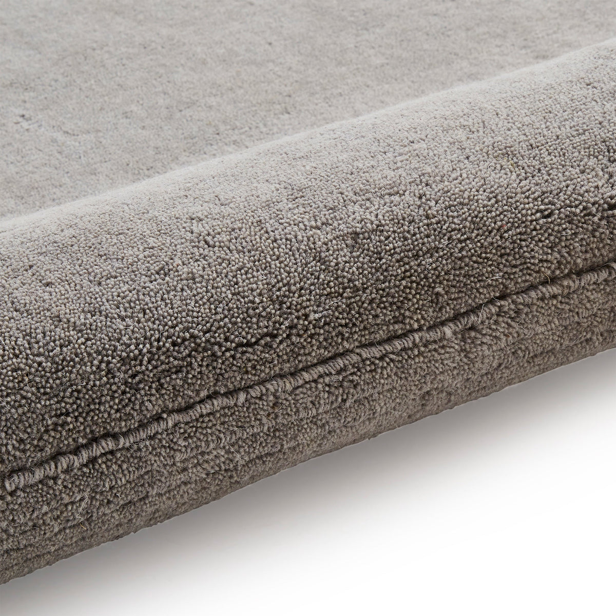 Lauder Plain Wool Border Rug