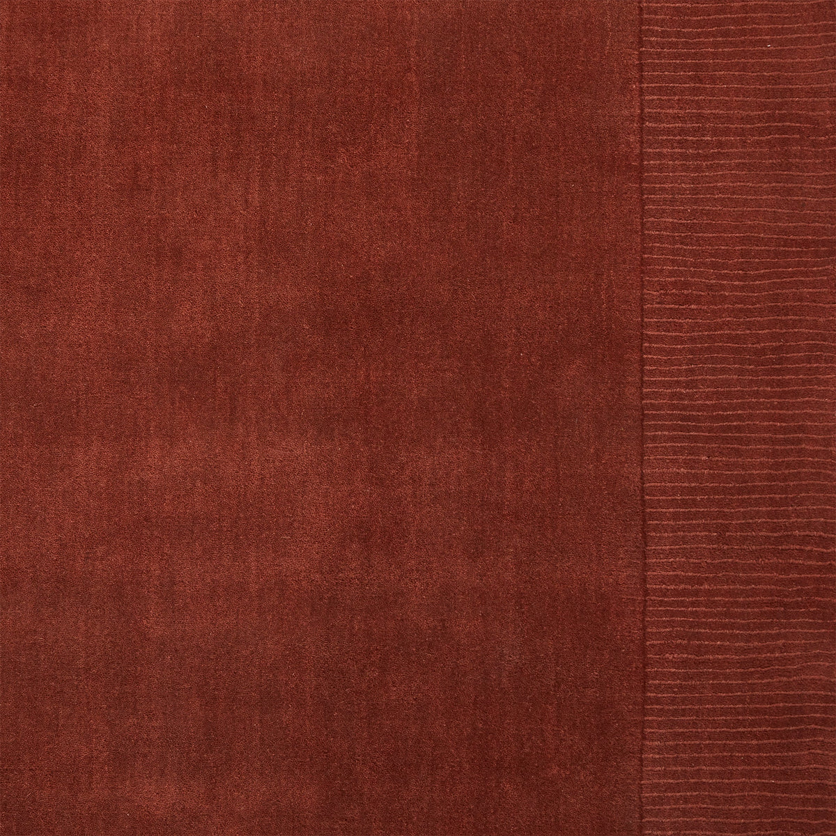 Lauder Plain Wool Border Rug