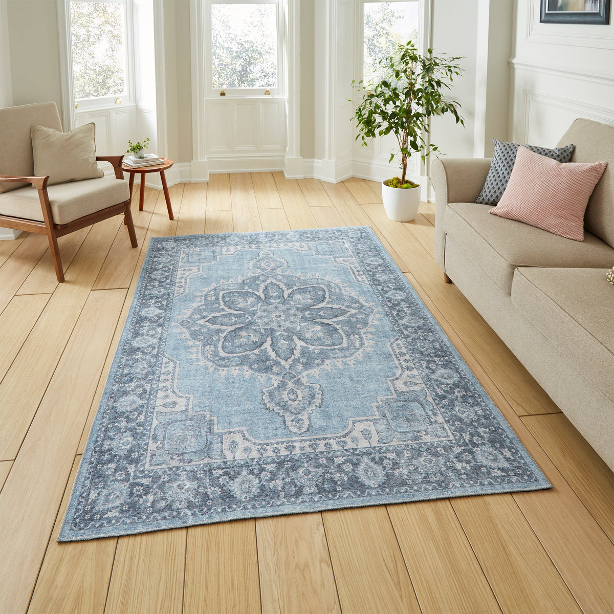 Madison Washable Vintage Inspired Rug