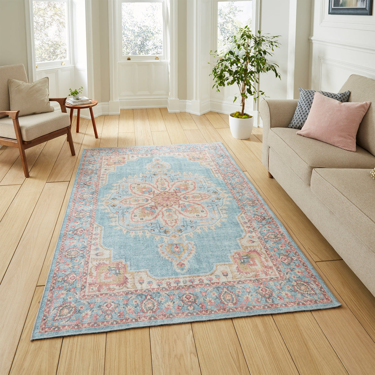 Madison Washable Vintage Inspired Rug