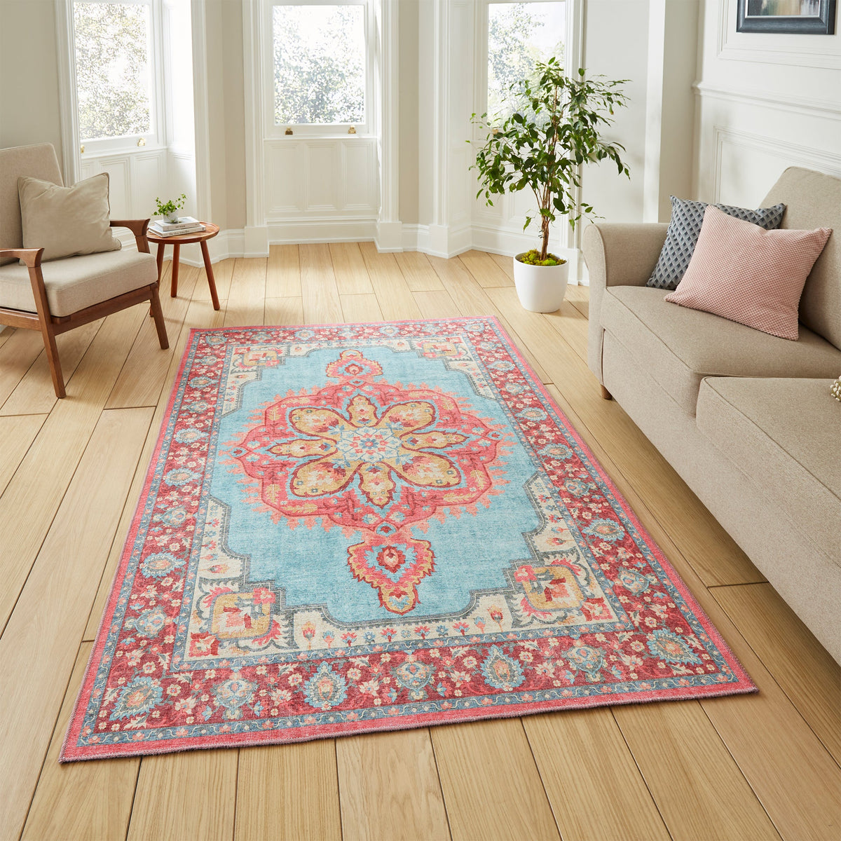Madison Washable Vintage Inspired Rug