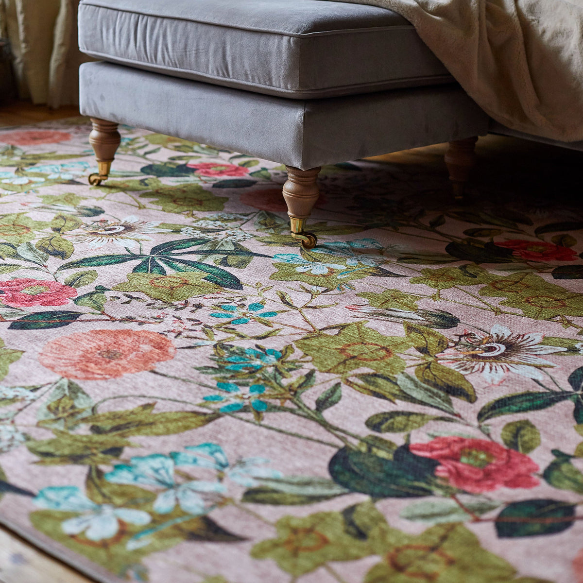 Clarke & Clarke Passiflora Washable Rug