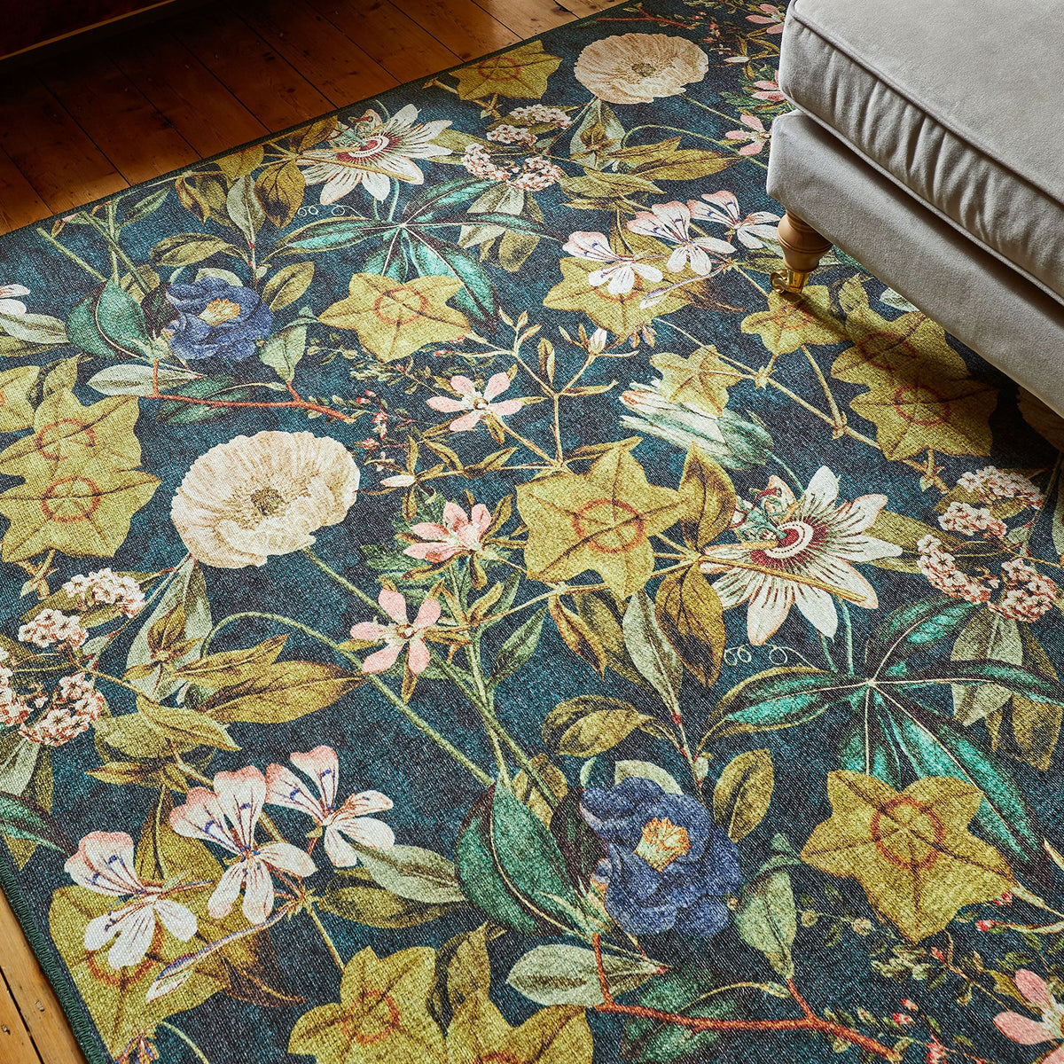 Clarke & Clarke Passiflora Washable Rug