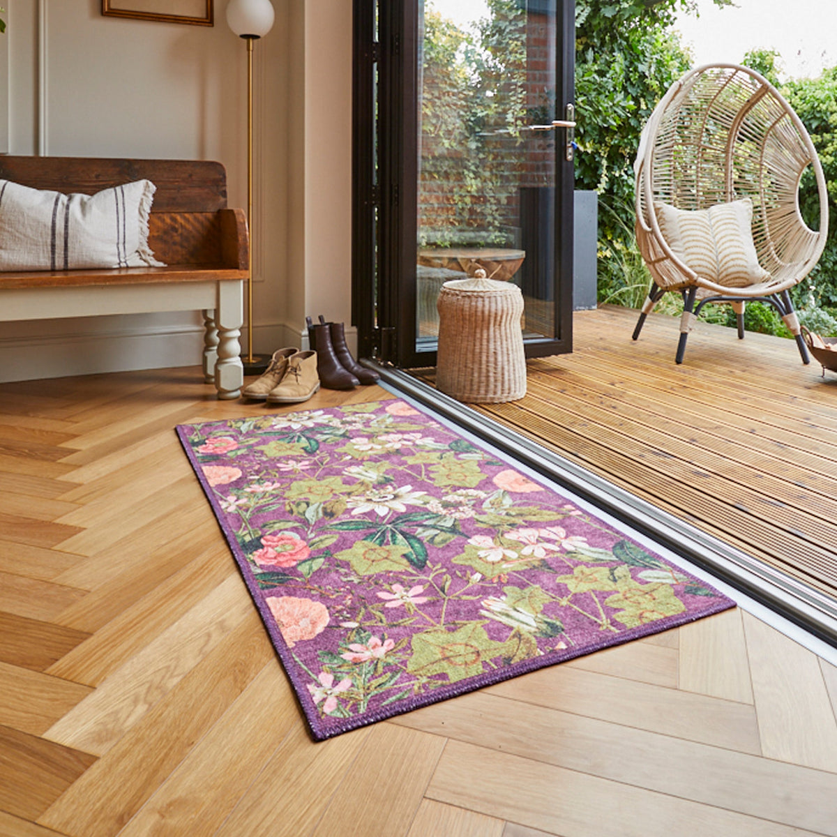 Clarke & Clarke Passiflora Washable Rug