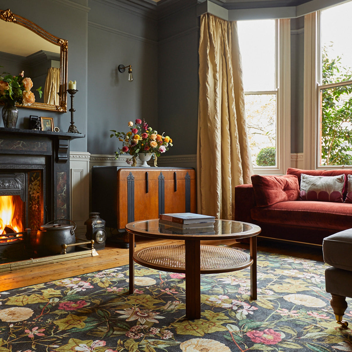 Clarke & Clarke Passiflora Washable Rug