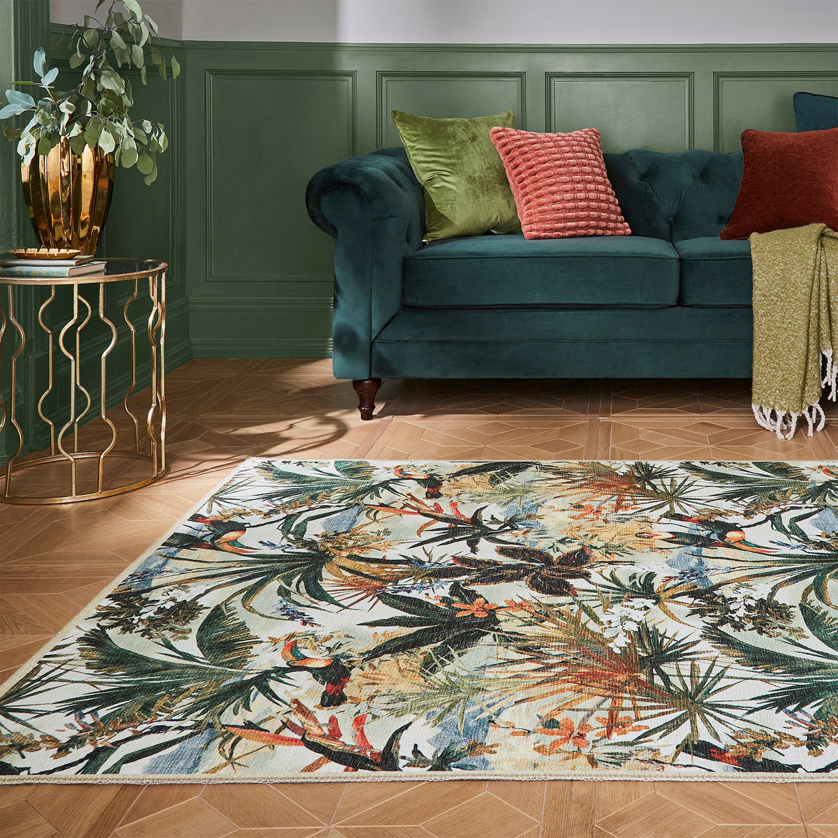 Clarke & Clarke Toucan Washable Rug