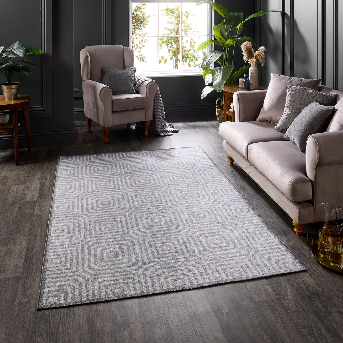 Cassetino Washable Flatweave Rug